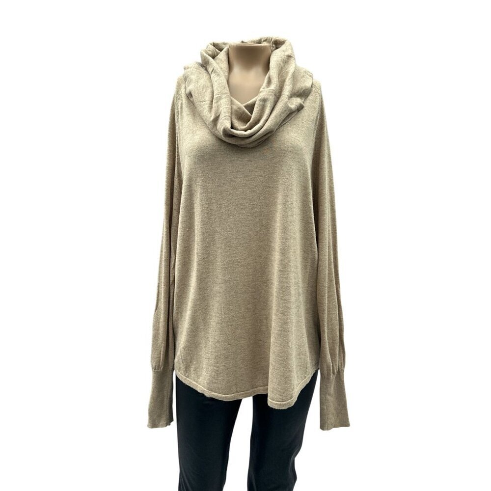Joie Wesley Cowl Neck Sweater‎ Graphite Wool Cashmere Blend Slouchy Women M